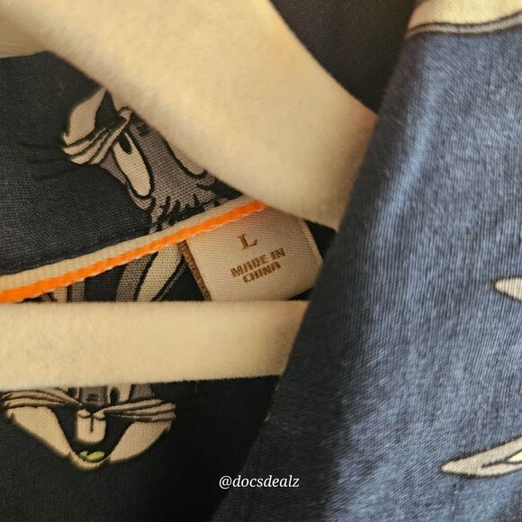Scotch & Soda Looney Tunes Blue with Bugs Bunny Pattern Size L - Picture 4 of 6